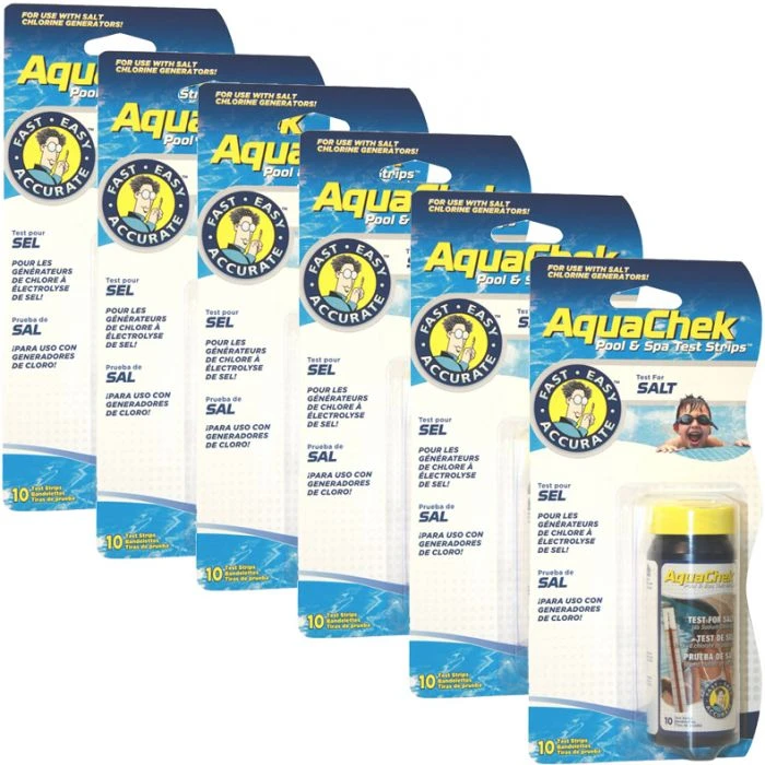 AquaChek Salt Test Strips (10), 6 Pack 1 AquaChek Salt Test Strips (10), 6 Pack