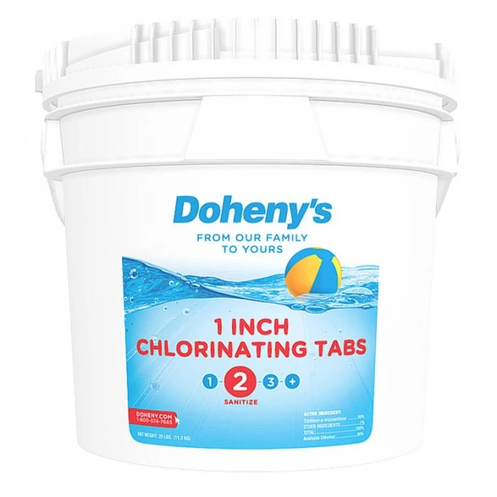 Doheny's 1 In Chlorine Tabs, 24 Lb 1 Doheny's 1 In Chlorine Tabs, 24 Lb