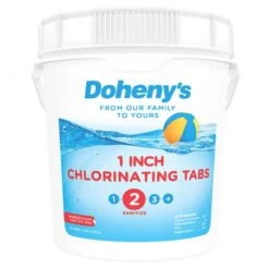Doheny's 1in Chlorine Tabs, 10 Lb