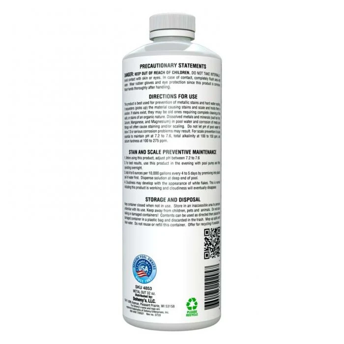 Doheny's Metal Out, 1 Qt 4 Doheny's Metal Out, 1 Qt - Image 4