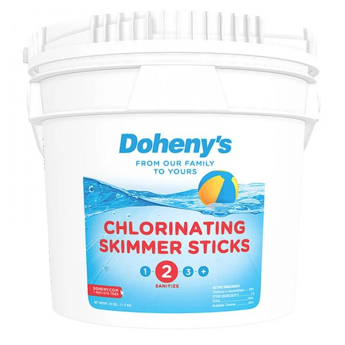 Doheny's Chlorine Skimmer Sticks, 500 Lb 1 Doheny's Chlorine Skimmer Sticks, 500 Lb
