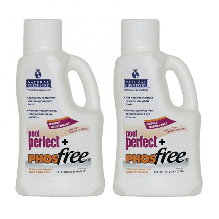 Natural Chemistry Pool Perfect + PHOSfree, (2) 2 Liter 1 Natural Chemistry Pool Perfect + PHOSfree, (2) 2 Liter