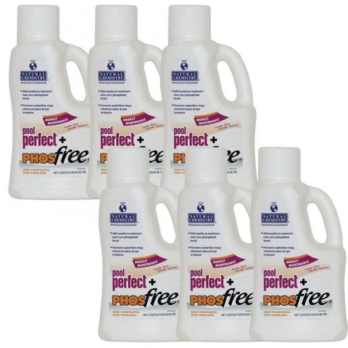 Natural Chemistry Pool Perfect + PHOSfree, (6) 2 Liter 1 Natural Chemistry Pool Perfect + PHOSfree, (6) 2 Liter