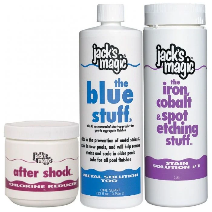 Jack's Magic Stain Solution #1 Value Pack For Chlorine Pools 1 Jack's Magic Stain Solution #1 Value Pack For Chlorine Pools